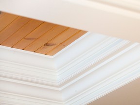 Thick crown moulding can add a level of sophistication to your more formal rooms.