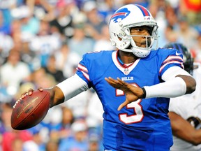 Buffalo Bills coach Doug Marrone has benched quarterback EJ Manuel (above), and Kyle Orton will be the team's starter in Week 4. (Reuters)