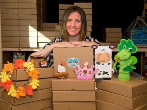 Cassie Krygsman owns and operates a company called Curiosity Box in Ilderton. (DEREK RUTTAN, The London Free Press)