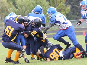 SDCI juniors won 32-7 over H.B. Beal Secondary September 18. ELENA MAYSTRUK/AGE DISPATCH/QMI AGENCY