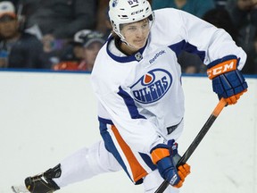 Vladimir Tkachev had three points and was plus three in three preseason games with the Oilers. (Ian Kucerak, Edmonton Sun)