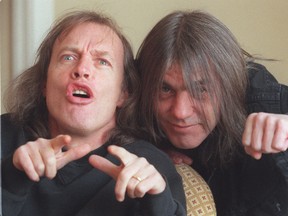 Angus Young (L) and Malcolm Young of AC/DC.

(File photo)