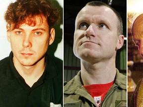 Paul Bernardo, Russell Williams and Robert Pickton are seen in these file photos. (QMI Agency/File photos)
