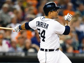 Detroit Tigers first baseman Miguel Cabrera wants a championship ring, not a playoff bonus. (USA Today)