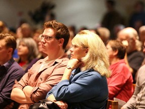 There was a large turnout for a forum in 2014 featuring the city's mayoral candidates. (Gino Donato/The Sudbury Star)