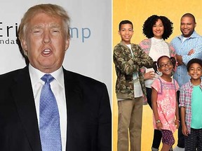 Donald Trump panned ABC's Black-ish on Twitter saying the show's name is "Racism at highest level!" (WENN.com/ABC Handout)