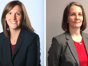Wendy Metcalfe, left, takes over as editor-in-chief while Michelle Walters will be the Sun's new managing editor. OTTAWA SUN FILES