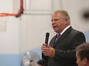 Doug Ford at a mayoral debate at the Joe Piccininni Community Centre on Wednesday Oct. 1, 2014. (JACK BOLAND/Toronto Sun)