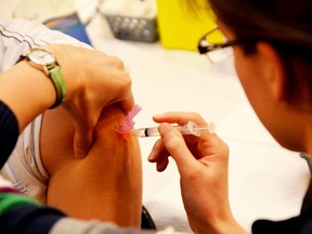 The Lambton Public Health Unit is encouraging people to get a flu shot this fall. (Postmedia Network file photo)