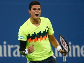 Milos Raonic will face Kei Nishikori in the final at the Japan Open in Tokyo on Sunday. (Adam Hunger/Reuters/Files)