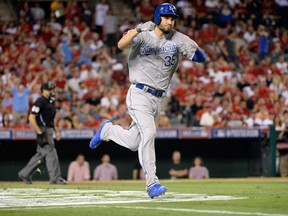 Eric Hosmer and the Royal have a 2-0 series lead on the Angels. (AFP)