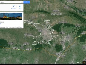 Grozny. (Google Maps screenshot)