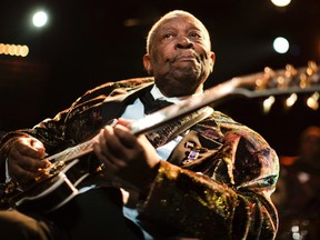 U.S. blues legend B.B. King performs onstage during the 45th Montreux Jazz Festival in Montreux July 2, 2011.  REUTERS/Valentin Flauraud