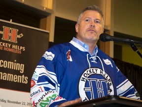Gary Scullion, of Hockey Helps the Homeless. (Mike Hensen/QMI Agency)