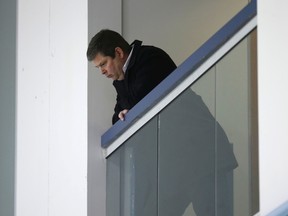 Leafs GM Dave Nonis says he is on the same page as new team president Brendan Shanahan. (MICHAEL PEAKE, TORONTO SUN)
