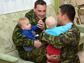 Canadian pilots visit orphanage in Lithuania. (Supplied photo)