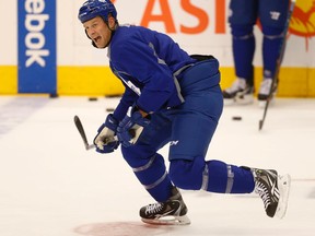 Tough guy Colton Orr was put on waivers on Monday. (Craig Robertson/Toronto Sun)