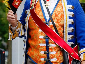 Town Crier Bruce Bedell at East Hill Park in Belleville, Ont. is seen here at the kick off of the 2010 Porchfest. - FILE PHOTO BY JEROME LESSARD/THE INTELLIGENCER