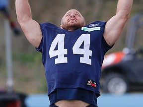 Argos running back Chad Kackert (Michael Peake, Toronto Sun)