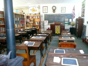 A reconstructed classroom from the early 1900s is featured at the Frontenac County Schools Museum in Barriefield. (Submitted photo)