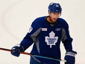 Maple Leafs winter Joffrey Lupul was limited to 69 games last season due to injury. (Veronica Henri/Toronto Sun)