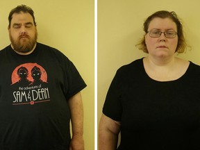 Melissa Robitille and Walter Richter III were arrested by Vermont State Police. (Vermont State Police/Handout)