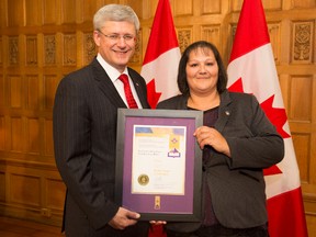 Swan River's Ruby Anne Chartrand was the recipient of a Prime Minister's Award for her work teaching aboriginal children in her community.