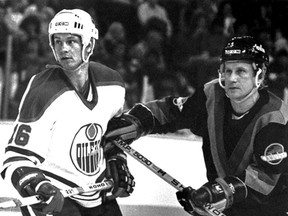 Pat Hughes was a forward with the Oilers during the team's first two championships, and has since become a detective with the Ann Arbor Police Department. (Edmonton Sun file)