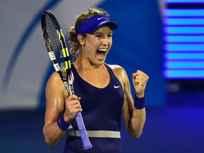 Newly-minted world No. 6 Eugenie Bouchard scored a win against Patricia Mayr-Achleitner on Wednesday. (Reuters file photo)