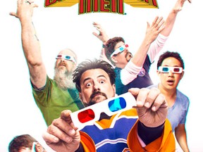 Comic Book Men, starring, from left, Walt Flanagan, Bryan Johnson, Kevin Smith, Michael Zapcic and Ming Cheng. (Photo courtesy of AMC)