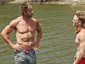 John Rocker and Josh Canfield during the third episode of Survivor 29, Wednesday, Oct. 8 on the CBS Television Network. (Monty Brinton/CBS)