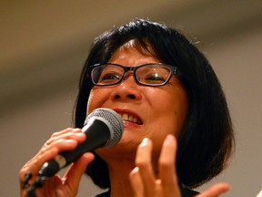 Olivia Chow during a debate on Tuesday October 7, 2014. (Dave Abel/Toronto Sun)
