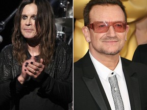 Ozzy Osbourne and  Bono (WENN.COM)