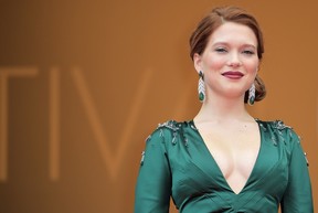 French actress Lea Seydoux poses on the red carpet for the opening