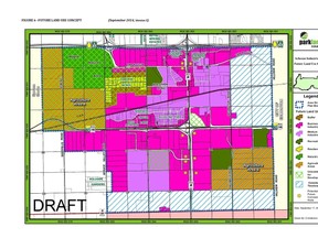 Future land use concept as included in Parkland County’s latest Acheson Area Structure Plan draft. - Image Courtesy Parkland County