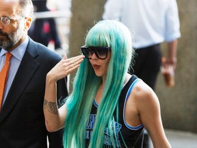 Actress Amanda Bynes arrives for a court hearing at Manhattan Criminal Court in New York, in this file photo from July 9, 2013. (REUTERS/Lucas Jackson/Files)