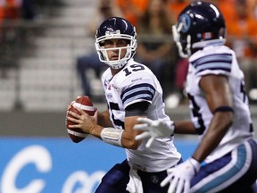 Argonauts QB Ricky Ray has 27 touchdown passes this season and is hands down the most outstanding player in the Eastern Conference, maybe even in the entire CFL. (Reuters)