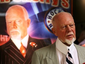 Don Cherry went on a rant for the ages about the Toronto Maple Leafs draft choices on Saturday. (QMI Agency)