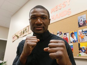 Former Olympic and pro boxer Troy Ross has opened a school with his wife and business partner Alison McLean. (Michael Peake/Toronto Sun)