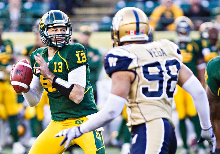 Meeting Warren Moon thrill for Edmonton Eskimos starter Mike Reilly