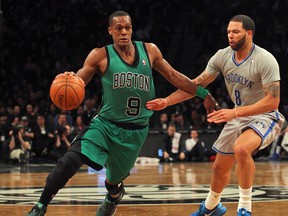 The Boston Celtics and Brooklyn Nets will play a 44-minute pre-season contest as the NBA is examining ways to speed up games. (Brad Penner/USA TODAY Sports/Files)