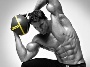 Greg Plitt calls the gym his “office.” (Supplied)