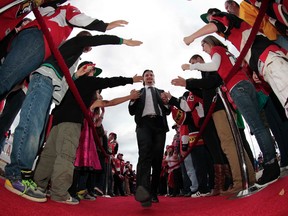 Fans can greet players such as new captain Erik Karlsson as they make their way to the stadium at Gate 1. (Ottawa Sun Files)