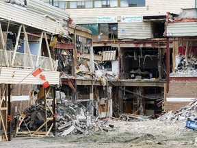 Rubble is seen at the Algo Centre Mall in Elliot Lake, Ontario June 27, 2012. (REUTERS)