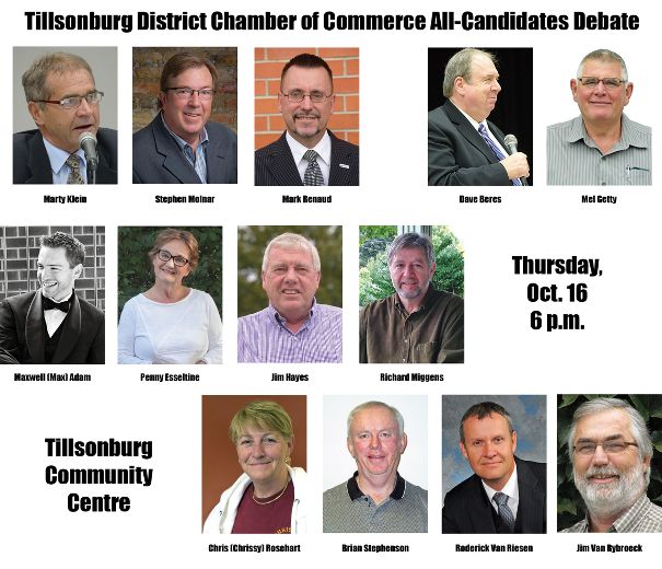 Tillsonburg All Candidates Debate Thursday Tillsonburg News 