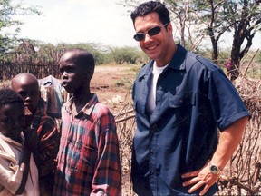 Bill Welychka during a visit to Africa. (Supplied photo)