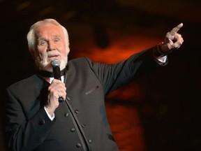 Kenny Rogers performed Wednesday at the River Cree Resort and Casino. (FILE PHOTO)