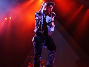 The British group Bastille plays at the Air Canada Centre in Toronto, Ont. on Wednesday October 15, 2014. (Michael Peake/Toronto Sun)