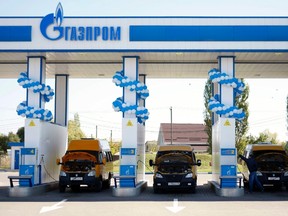 Gazprom. 

REUTERS/Eduard Korniyenko/Files