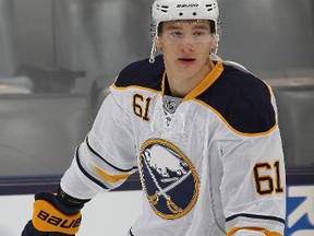 Defenceman Nikita Zadorov has been a healthy scratch in all four games so far with the Buffalo Sabres. (Getty images)